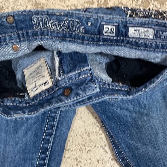 MissMe MP6224B Mid Rise Boot Size 28 Distressed EXCELLENT PREOWNED SHAPE - Picture 7 of 11